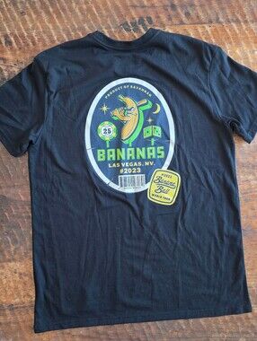 Bananas Tour Stop Tee Las Vegas Baseballism x Savannah Bananas